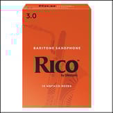 Rico Baritone Saxophone Reeds #1.5 Pack of 3 reeds